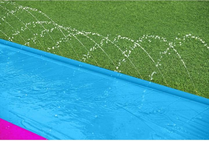 Actual product image Bestway 2er-Wasserrutsche mit aufblasbaren Lama-Schwimmtieren (4.88 m)
