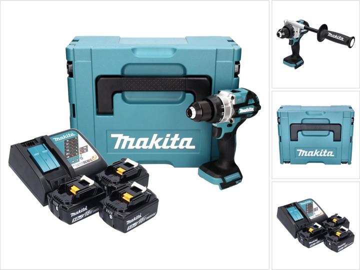 Produktbild Makita DDF486RT3J Akku-Bohrschrauber (Akkubetrieb)