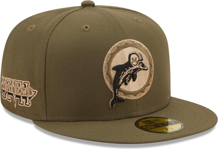 Actual product image New Era 59Fifty Cap - Miami Dolphins Superbowl XVII - 7 (7)