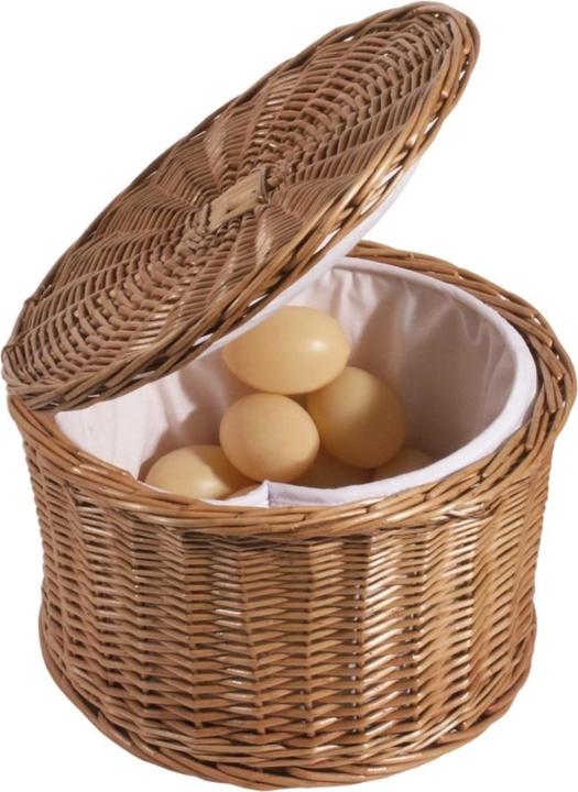 Produktbild Contacto Eierkorb 26 cm aus Vollweide, innen gepolstert