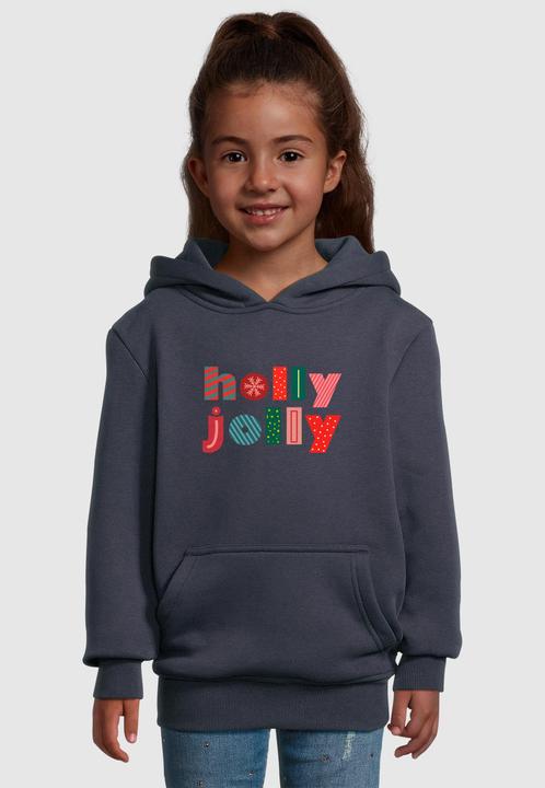 Produktbild Merchcode Kids Christmas Holly Jolly Mood Hoody - 182281 (146)