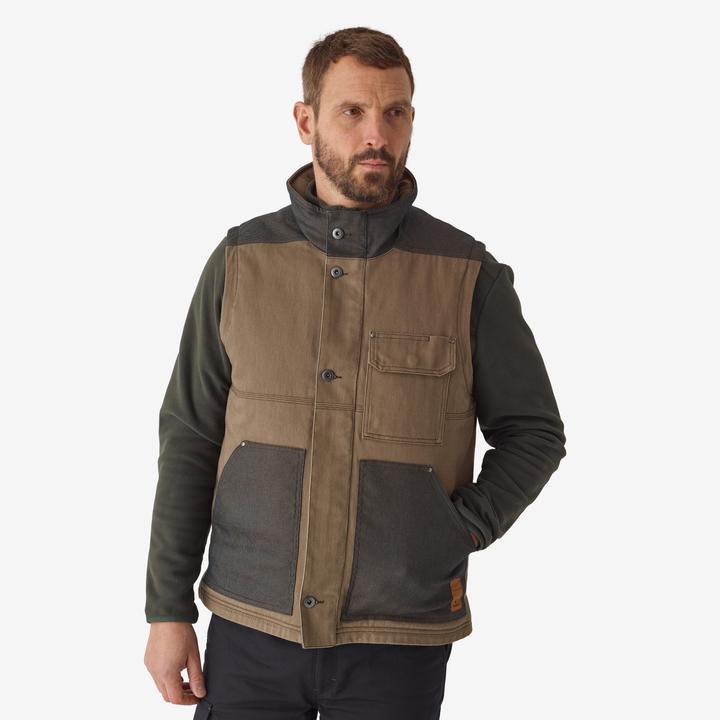 Produktbild Solognac Weste 500 wattiert strapazierfähig braun (3XL)