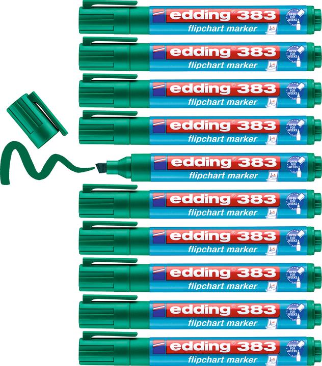 Produktbild Edding Flipchart Marker 383 (Grün, 5 mm, 1 x)