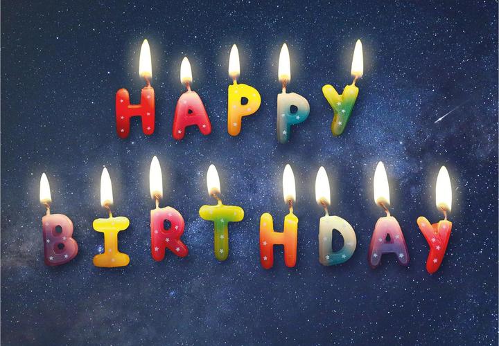 Actual product image Candles Happy Birthday (1 pcs.)