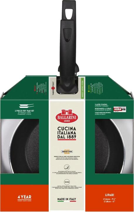 Image du produit Ballarini Lipari (Ensemble de casseroles et de poêles de cuisson, Aluminium)