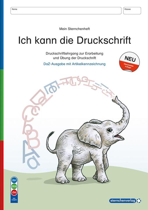 Immagine prodotto Ich kann die Druckschrift Ausgabe mit Artikelkennzeichnung (Tedesco, Katrin Langhans, sternchenverlag GmbH, 2016)