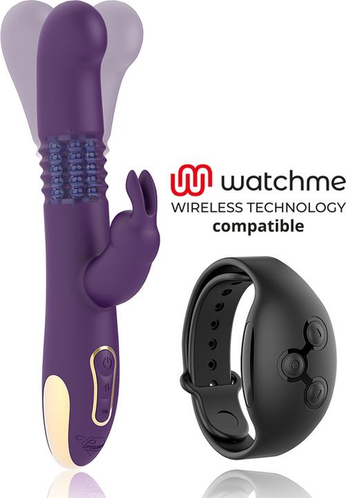 Treasure X Treasure Bastian Rabbit Up & Down, Rotator & Vibrator Watchme Wireless Technology Compatible