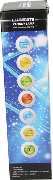 Actual product image LED lamp Cloudy, 33cm