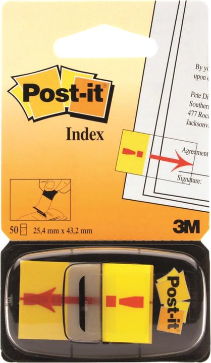 Image du produit Post-it Symbole des onglets de l'index (25 x 43 mm)
