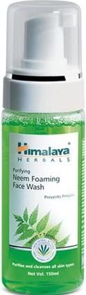 Immagine prodotto Himalaya Herbals Purifying Neem Foaming Face Wash Prevents Pimples Purifies Cleanses All Skin Type 150ml (Schiuma, 150 ml)
