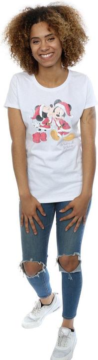 Produktbild Disney Mickey And Minnie Christmas Kiss TShirt (XXL)