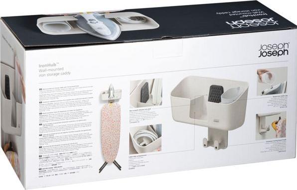 Actual product image Joseph Joseph IronHub iron rack wall-mounted ecru