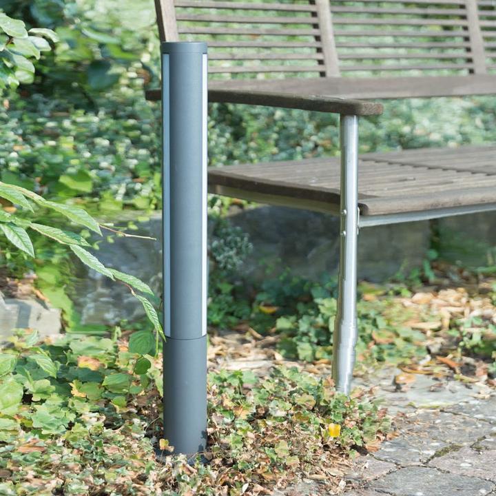 Produktbild Heitronic LED Standleuchte LILIA Sockelleuchte LED, 11W, IP54 (350 lm, IP54)