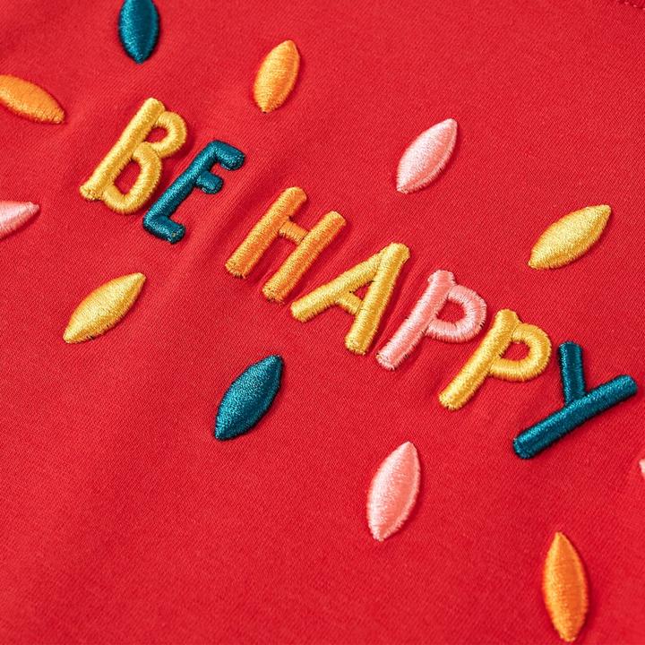 Actual product image VidaXL Children's long-sleeved shirt red 92,Material: 95 % cotton. 5 (92)