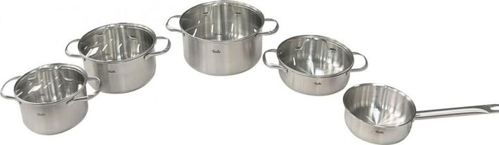 Immagine prodotto Fissler San Francisco Zestaw 5szt. 040-113-05-000/0 (24 cm, Set di pentole e padelle da cucina, Acciaio inossidabile)