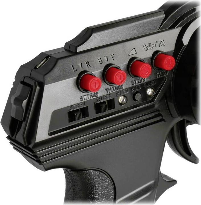 Actual product image Fly Sky FlySky FS-GT2F pistol grip remote control 2.4 GHz Number of channels: 2 incl. receiver
