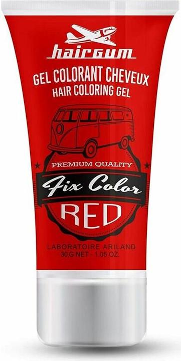 Actual product image Hairgum FIX COLOR gel colourant #red 30 ml
