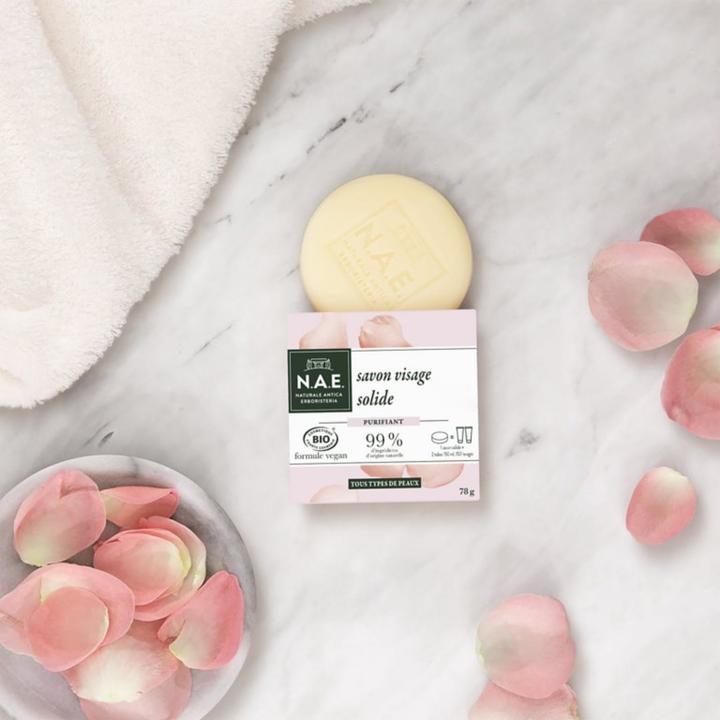 Immagine prodotto N.A.E. Naturale Antica Erboristeria Barretta purificante delicata per il viso, con certificazione (Sapone)