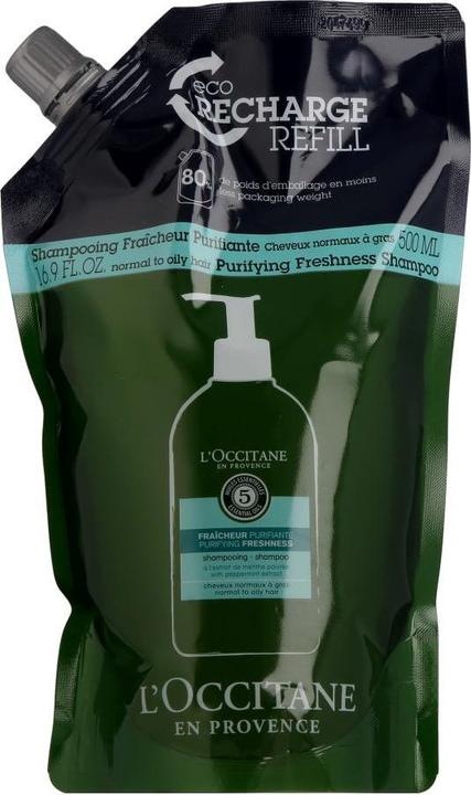 Produktbild L'Occitane ECO Recharge Shampoo Purifiant (500 ml, Flüssiges Shampoo)