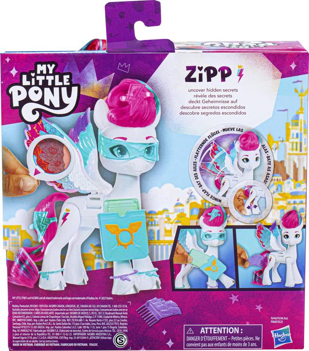 Image du produit My Little Pony Ailes surprises Zipp Storm Poupée de mode avec ailes et accessoires