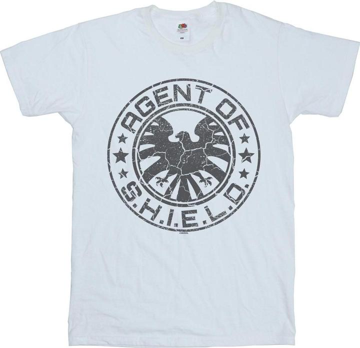 Avengers Shield Beaten Circle TShirt