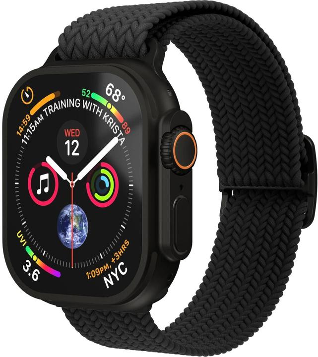 Actual product image Vonmählen Woven Loop 38 | 40 | 41mm One Size - All Black (Nylon)