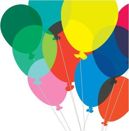 Image du produit Up with paper Carte d'anniversaire Pop-Up Card Motif ballon (1 pcs)