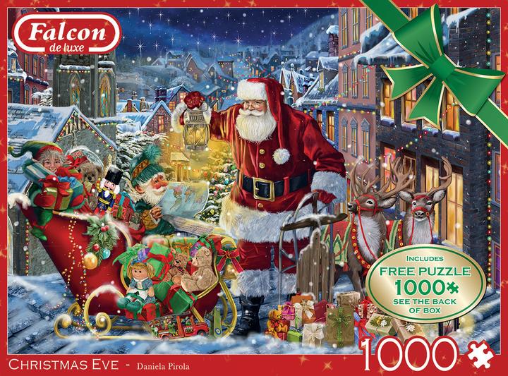 Falcon Christmas Eve Puzzle, 2 x 1000 pieces (1000 pieces)