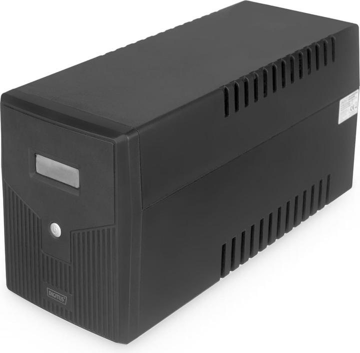 Produktbild Digitus Line Interactive USV 2000VA/1200W schwarz mit LCD 4xSchuko RJ11/RJ45 1xRS232 1xUSB AVR H205xB397x... (2000 VA, 1200 W, Line-Interaktiv USV)