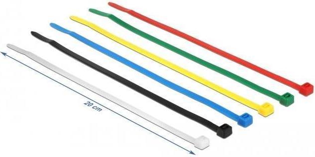 Actual product image Delock Cable tie (Plastic cable ties, 200 mm, 100 pcs.)