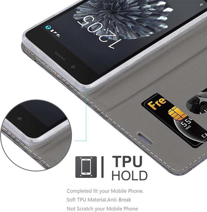Productafbeelding Cadorabo Boek Jeans Optiek Cover (BQ Aquaris X5)