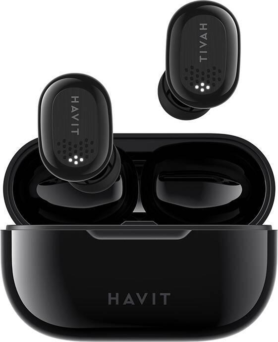 Havit TWS Casque Bluetooth Noir Casque sans fil intra-auriculaire Musique Noir (100 h, Sans fil)