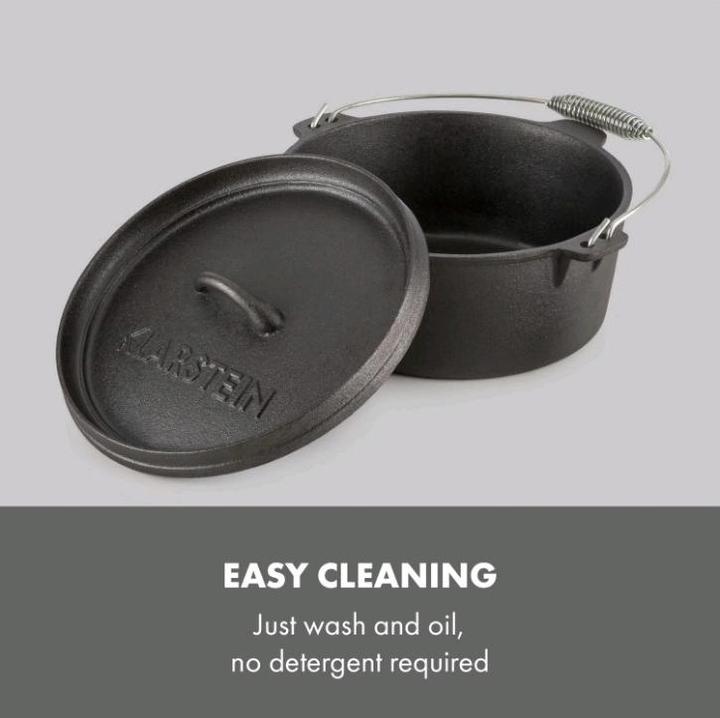Actual product image Klarstein Hotrod 45 Dutch Oven Black