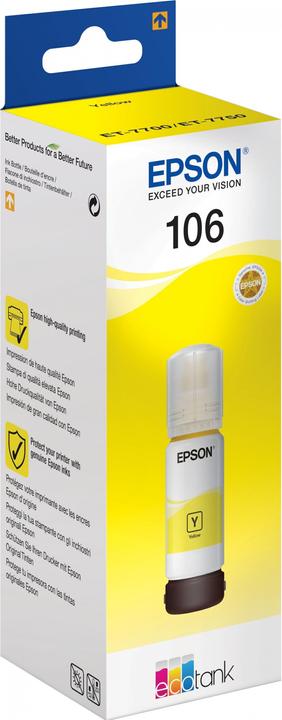 Actual product image Epson 106 EcoTank Ink (Y)