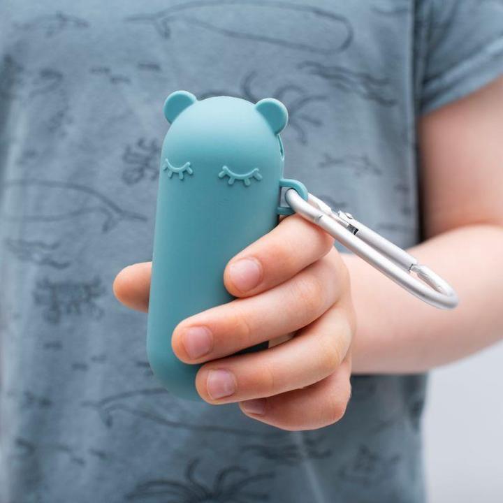 Actual product image We Might Be Tiny Keepie "Bear" & Bendie Straw drinking straw, yellow (1 x)