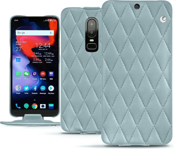 Actual product image Noreve Leather cover vertical (OnePlus 6)