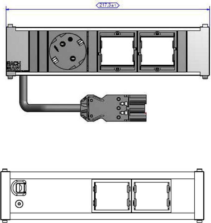 Immagine prodotto Bachmann Prolunga CONI (18 x, CEE 7/3, 0.10 m)