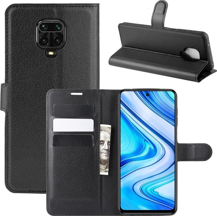 Immagine prodotto Cover-Discount Xiaomi Redmi Note 9 Pro - Custodia in pelle nera (Xiaomi Redmi Note 9 Pro)