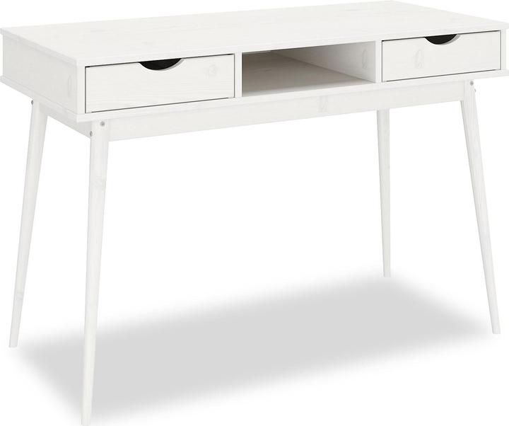 Actual product image IDIMEX Desk with 2 drawers STEFANO