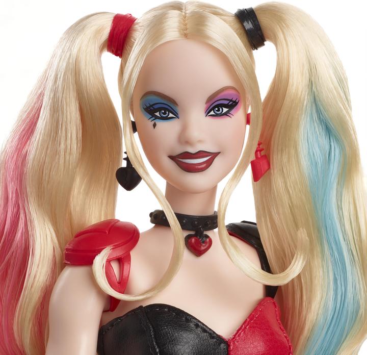 Productafbeelding Barbie Signature Harley Quinn Sammlerpuppe mit beweglichem Körper, ikonischem Outfit und Schlägel