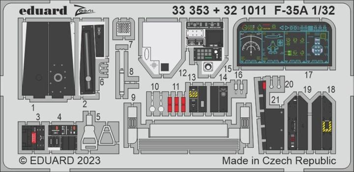 Immagine prodotto Eduard F-35A 1/32 TRUMPETER
