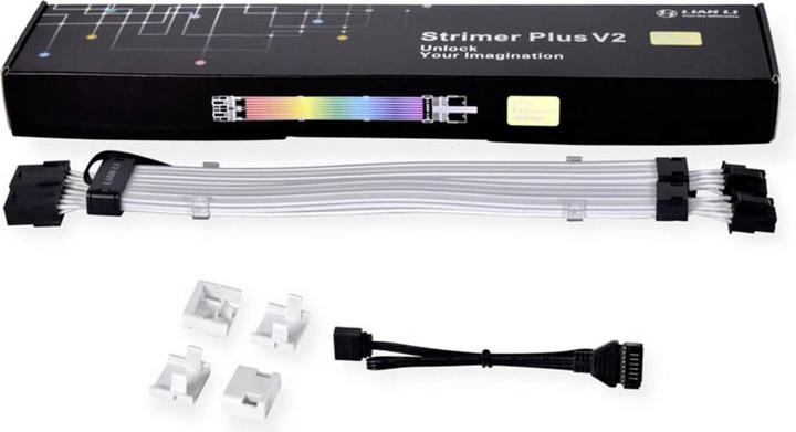 Actual product image Lian-Li Strimer Plus V2 8-Pin RGB VGA Cable (RGB)