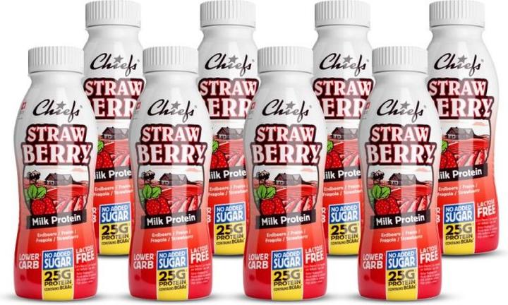 Produktbild Chiefs Milk Protein (Erdbeere, 8 x)