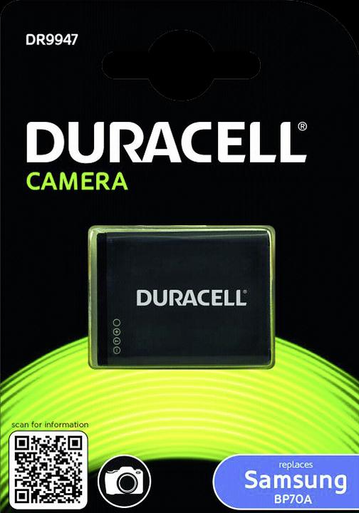 Actual product image Duracell Li-Ion battery 670 mAh for Samsung BP70A (Camera battery)