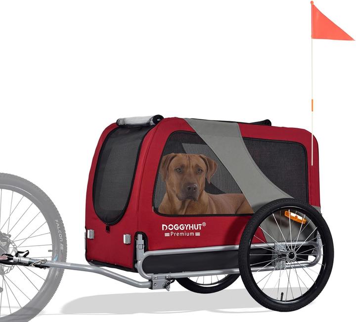 Immagine prodotto Tiggo Premium XL Hundefahrradanhänger bis 45 kg