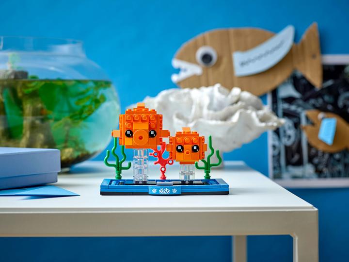 Image du produit LEGO Poisson rouge (40442, LEGO Brickheadz)