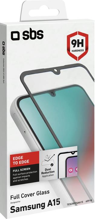 Produktbild SBS Full Cover Glass (1 Stück, Samsung Galaxy A15)