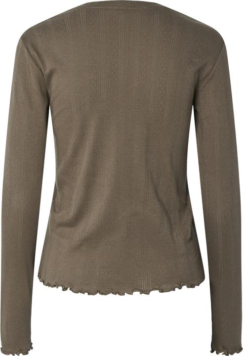 Produktbild Pieces Pcmarie Ls O-Neck Poin Top Jrs Noos Bc (M)