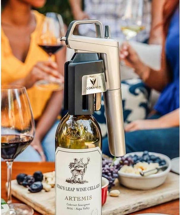 Actual product image Coravin Wine pourer Timeless Six+ 12 pieces, silver (Wine pourer)