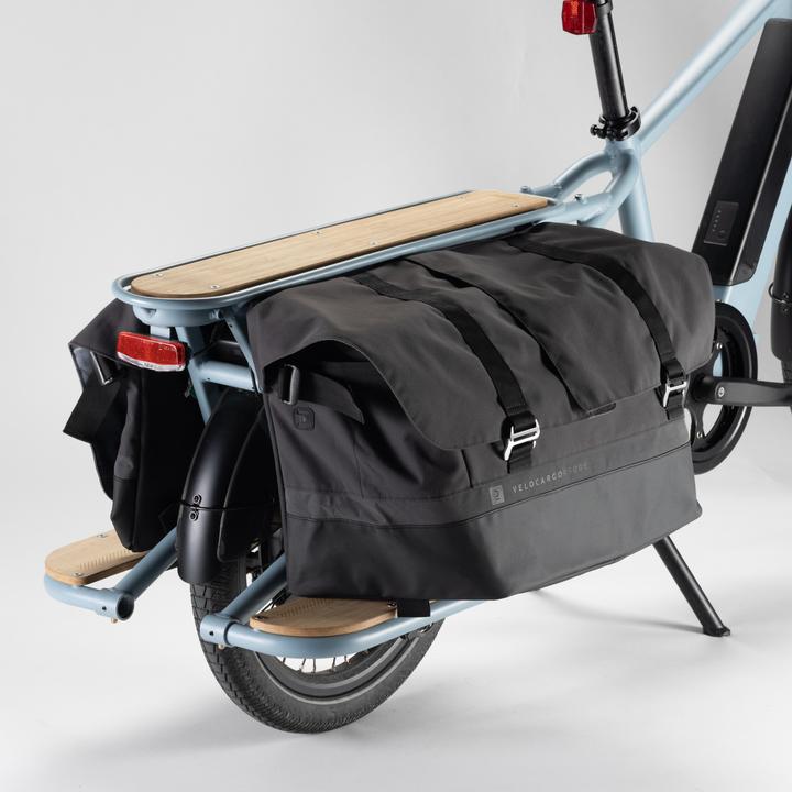 Produktbild Decathlon Doppel-Fahrradtasche Longtail (100 l, Gepäckträgertasche)